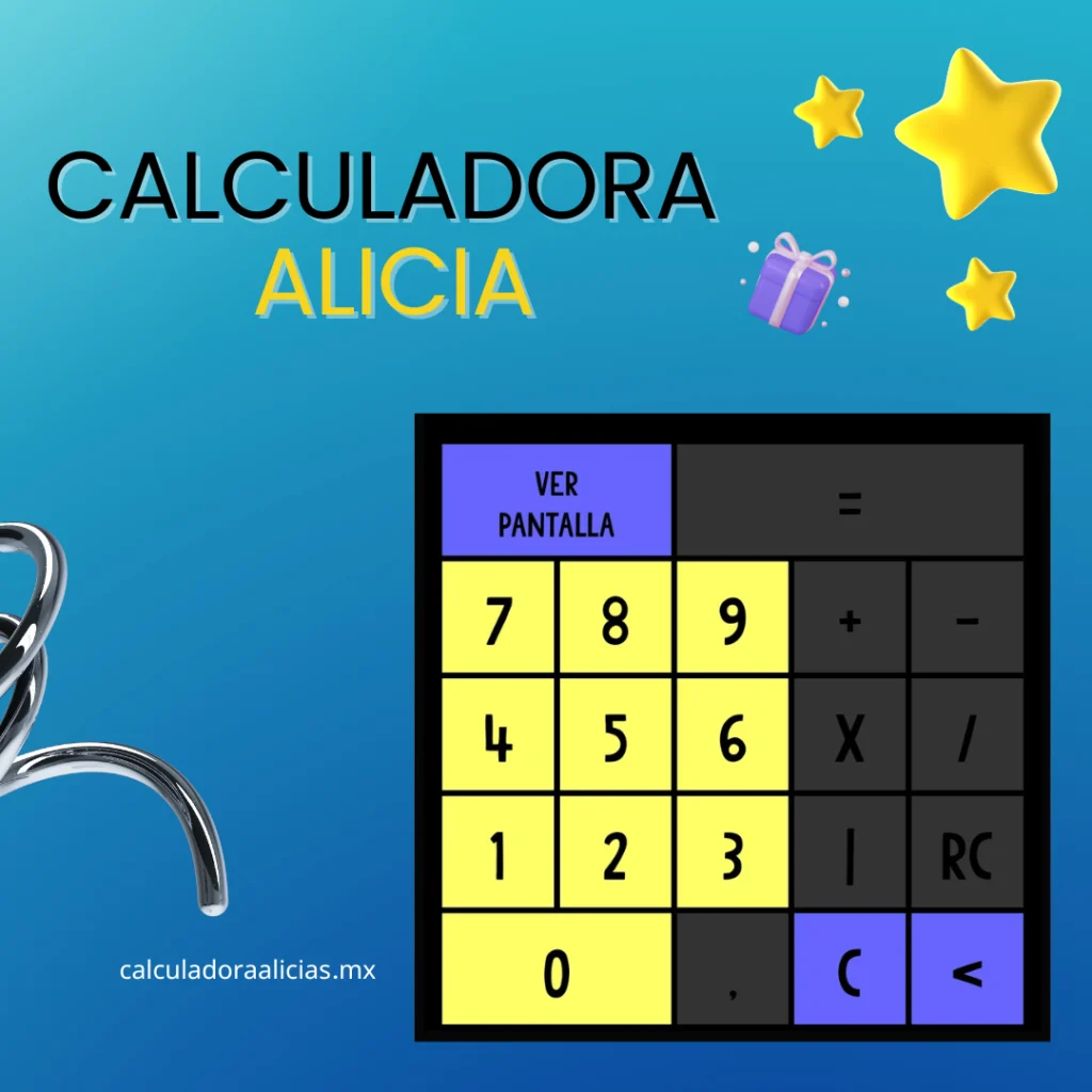 Calcualdora Alicia